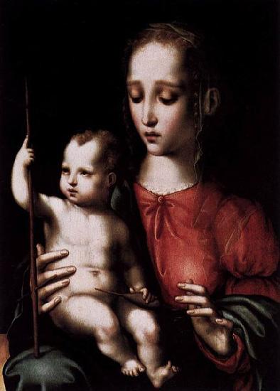 Luis de Morales Virgin and Child with a Spindle oil painting image